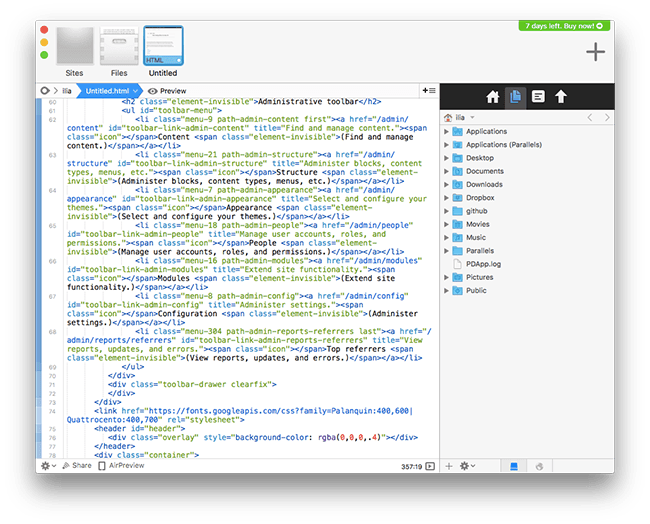  Mac OS code editor