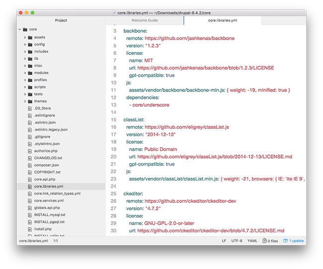 Atom is the best code editor for mac os x